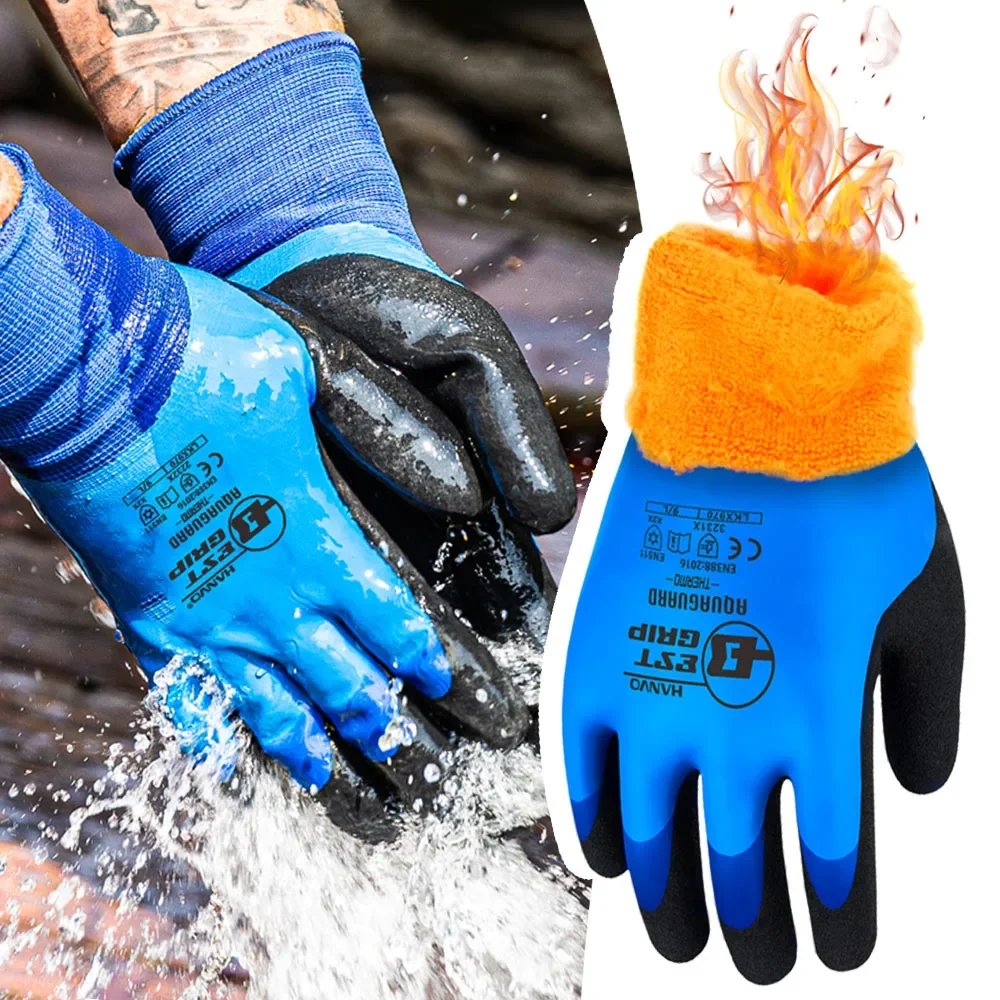 Snow Glove Insulated - Waterproof Winter Work Gloves Superior Grip
