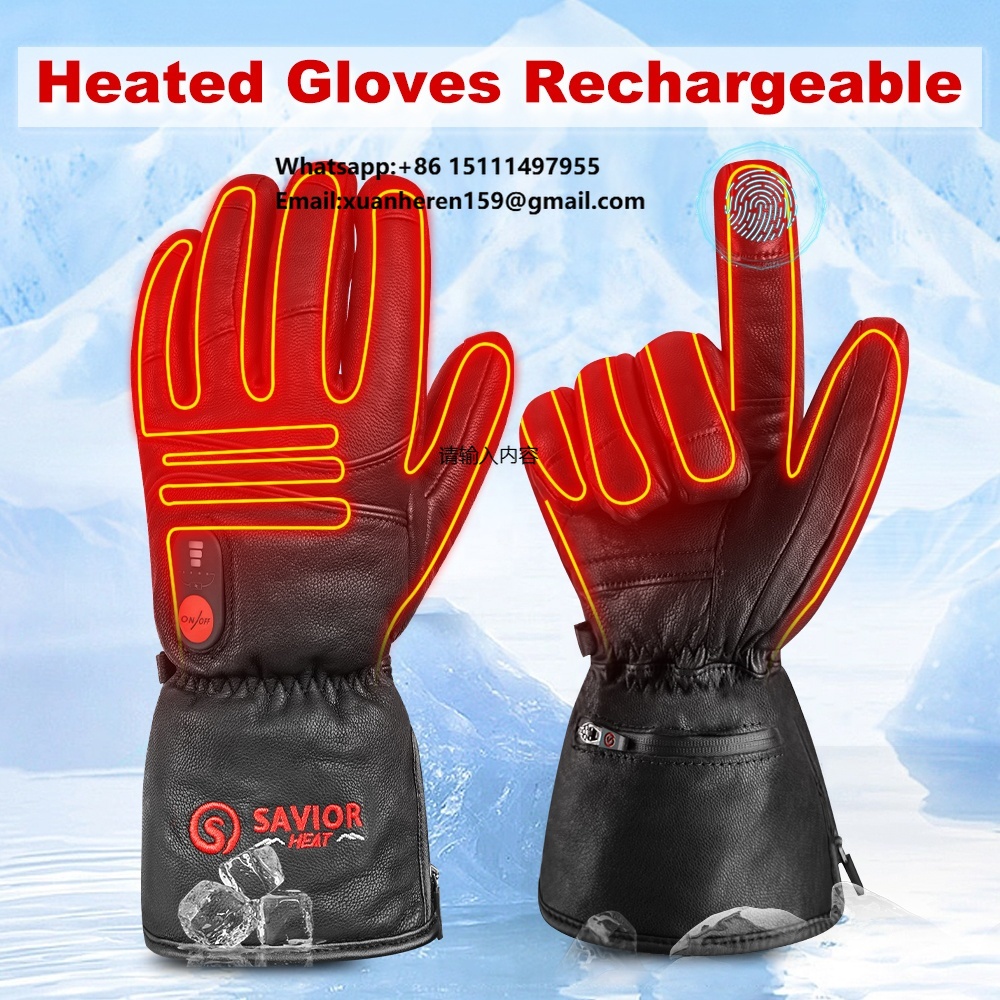 Heated Leather Gloves Men Wome - Hand Warmer Electric ulasan dan harga