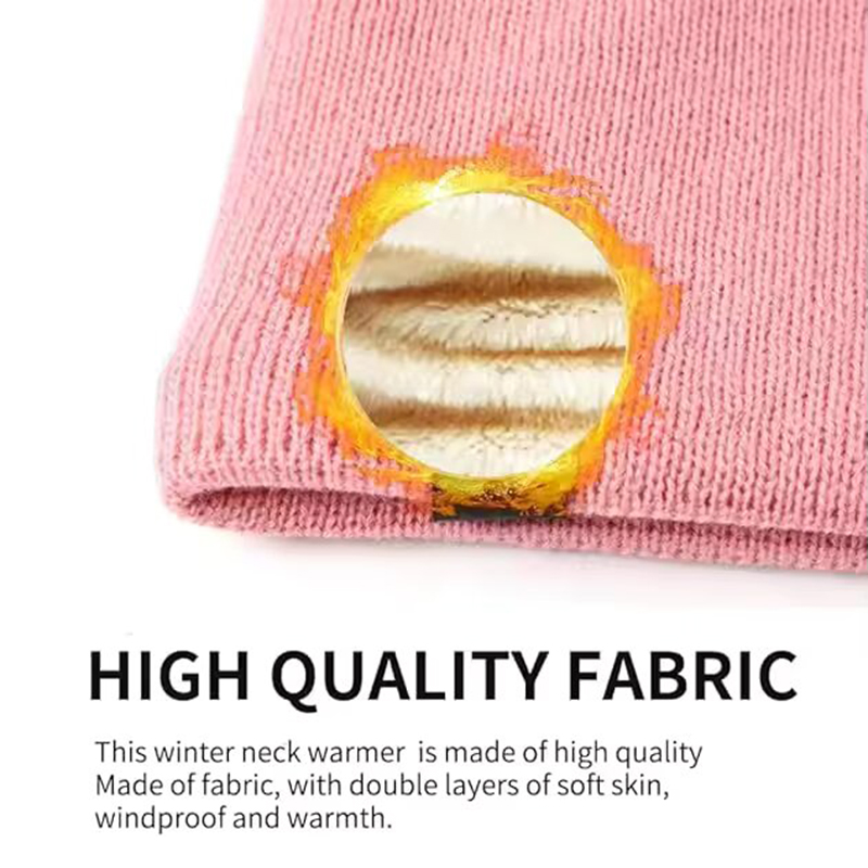 Winter Warm Knitted Neck Scarf - Wool Scarf Men ulasan dan harga
