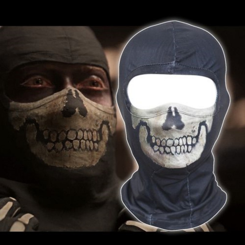 Game COD Ghost Skull Cosplay S - Balaclava Ski Mask ulasan dan harga