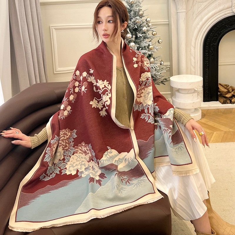 Fashion Winter New Warm Cashme - Cashmere Pashmina Wrap ulasan dan harga