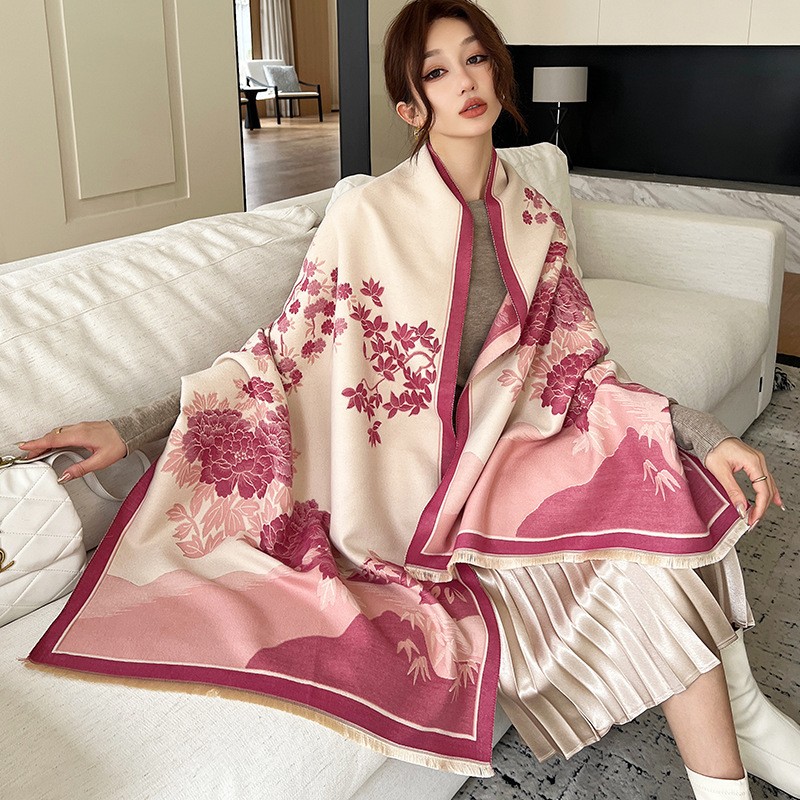 Fashion Winter New Warm Cashme - Cashmere Pashmina Wrap ulasan dan harga