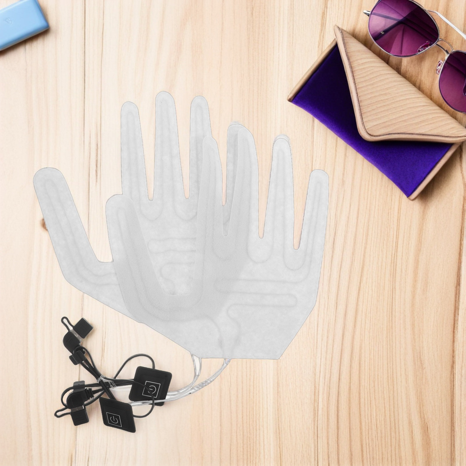 2Pcs Full Finger Electric Glov - Hand Warmer Electric ulasan dan harga