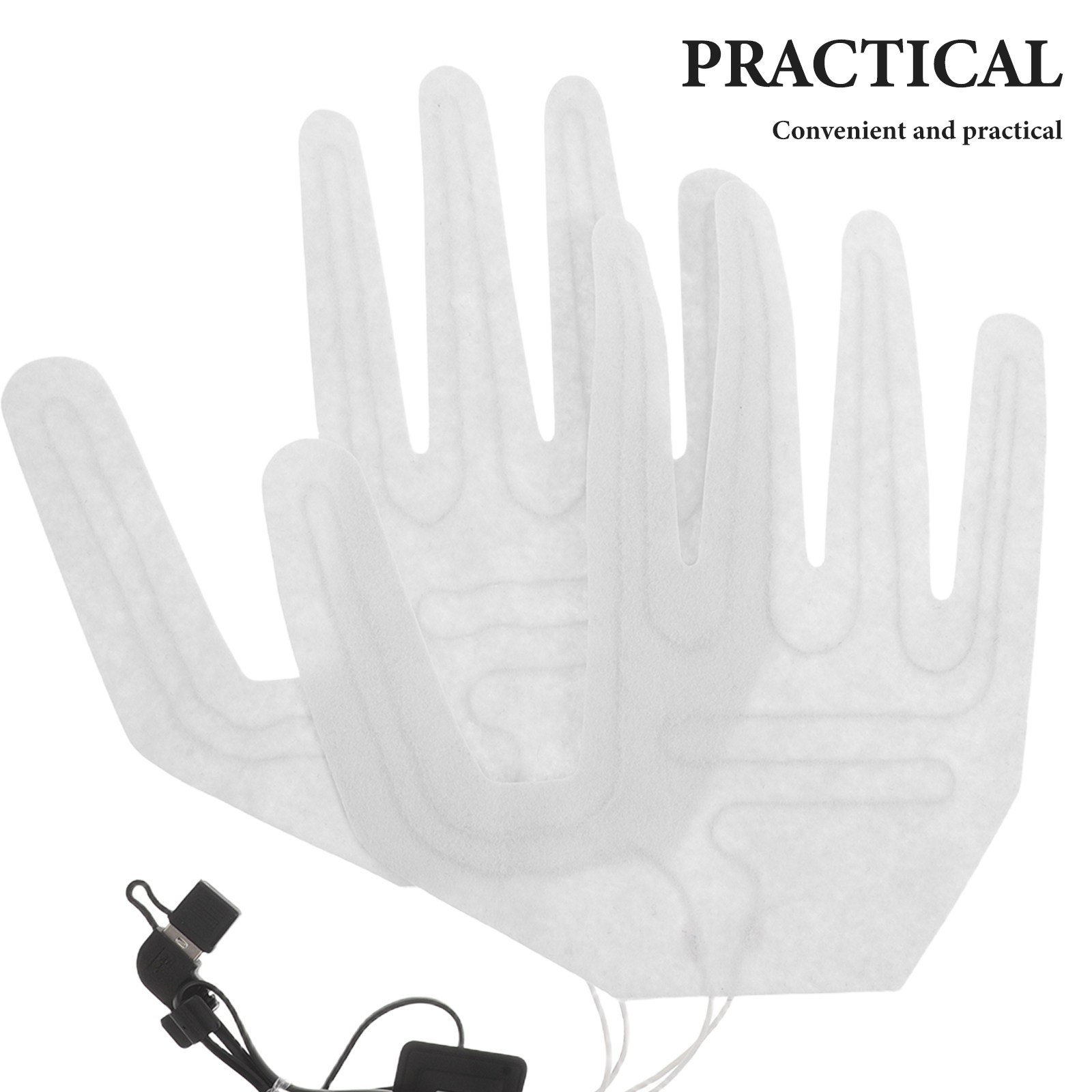 2Pcs Full Finger Electric Glov - Hand Warmer Electric ulasan dan harga