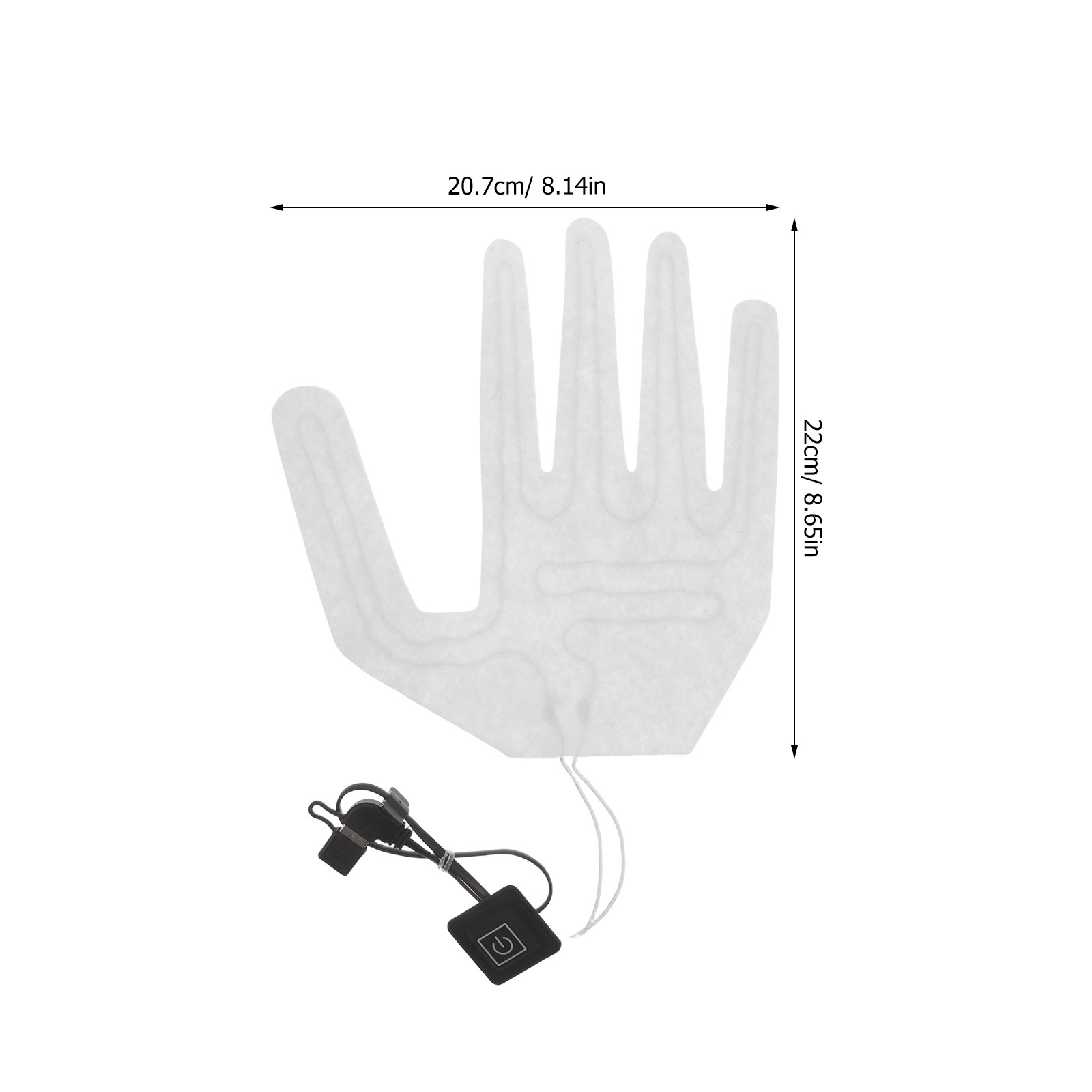 2Pcs Full Finger Electric Glov - Hand Warmer Electric ulasan dan harga
